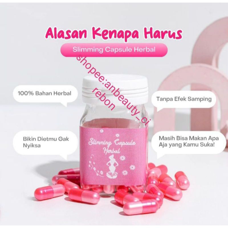 Slimming capsule herbal isi 30 kapsul