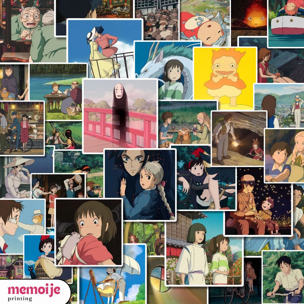 

(50+ PCS) Stiker Studio Ghibli Totoro Spirited Away Howl Vinyl Waterproof – Stiker Lucu untuk Laptop, Helm, HP, Motor