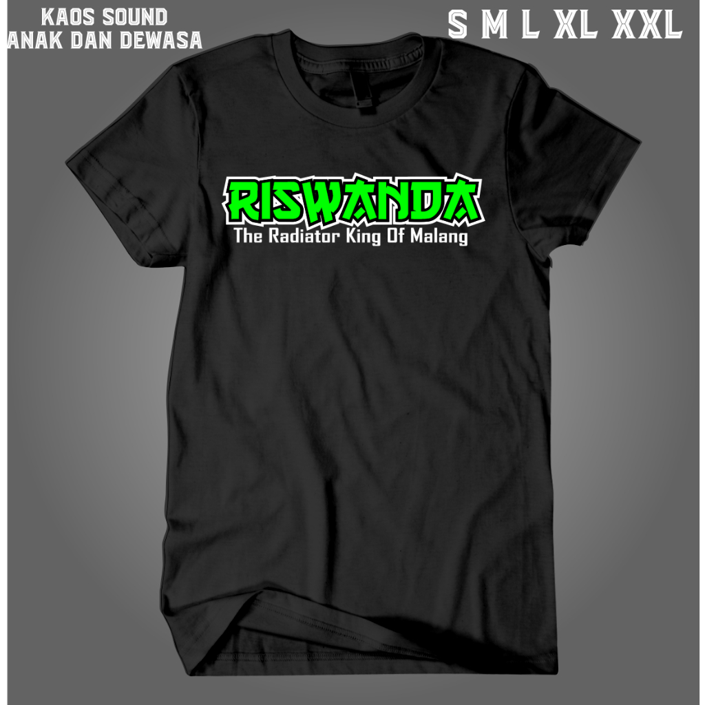 KAOS RISWANDA HITAM DAN RISWANDA HITAM DAN PUTIH DEWASA DAN ANAK