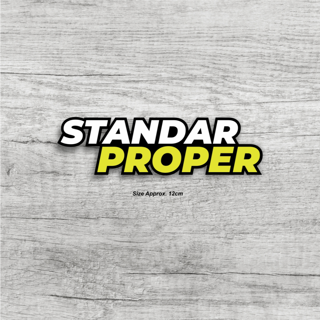 

Sticker Standar Proper | Sticker Print Cut Motor Mobil Helm