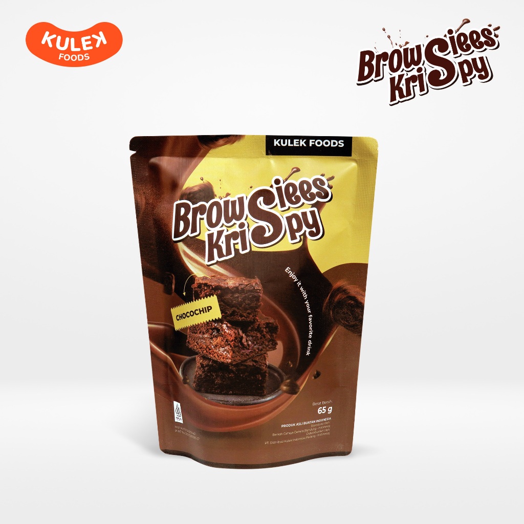 

Kulek Foods Browsiees Crispy (Brownies Crispy) Chocochip 65g