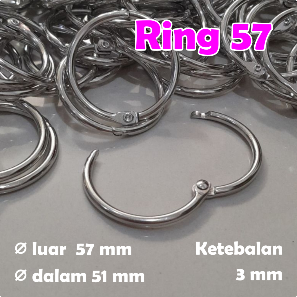 

Ring buka tutup binder 57 mm