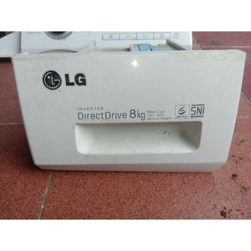 TEMPAT SABUN MESIN CUCI LG DIRECT INVERTER FRONT LOADING ORIGINAL COPOTAN