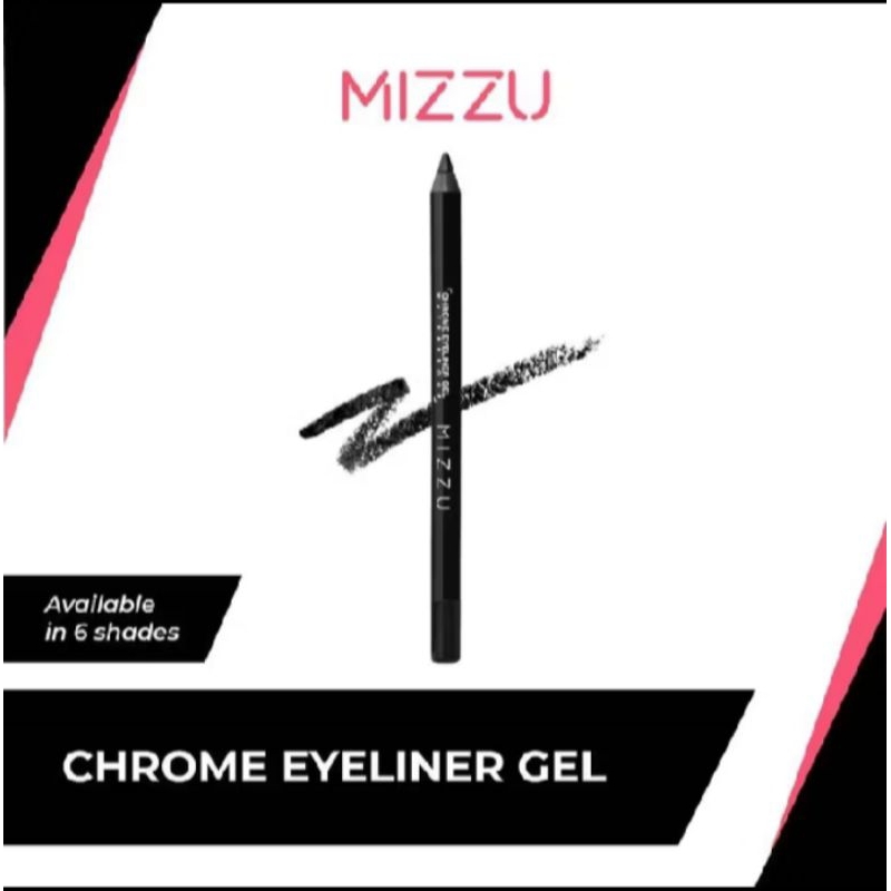 Mizzu chrome Eyeliner gel-pensil/eyeliner waterproof/kajal