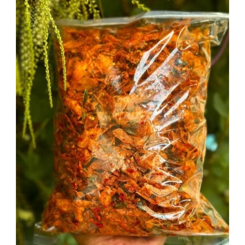 

Keripik Singkong Kriwil Pedas Daun Jeruk 1KG