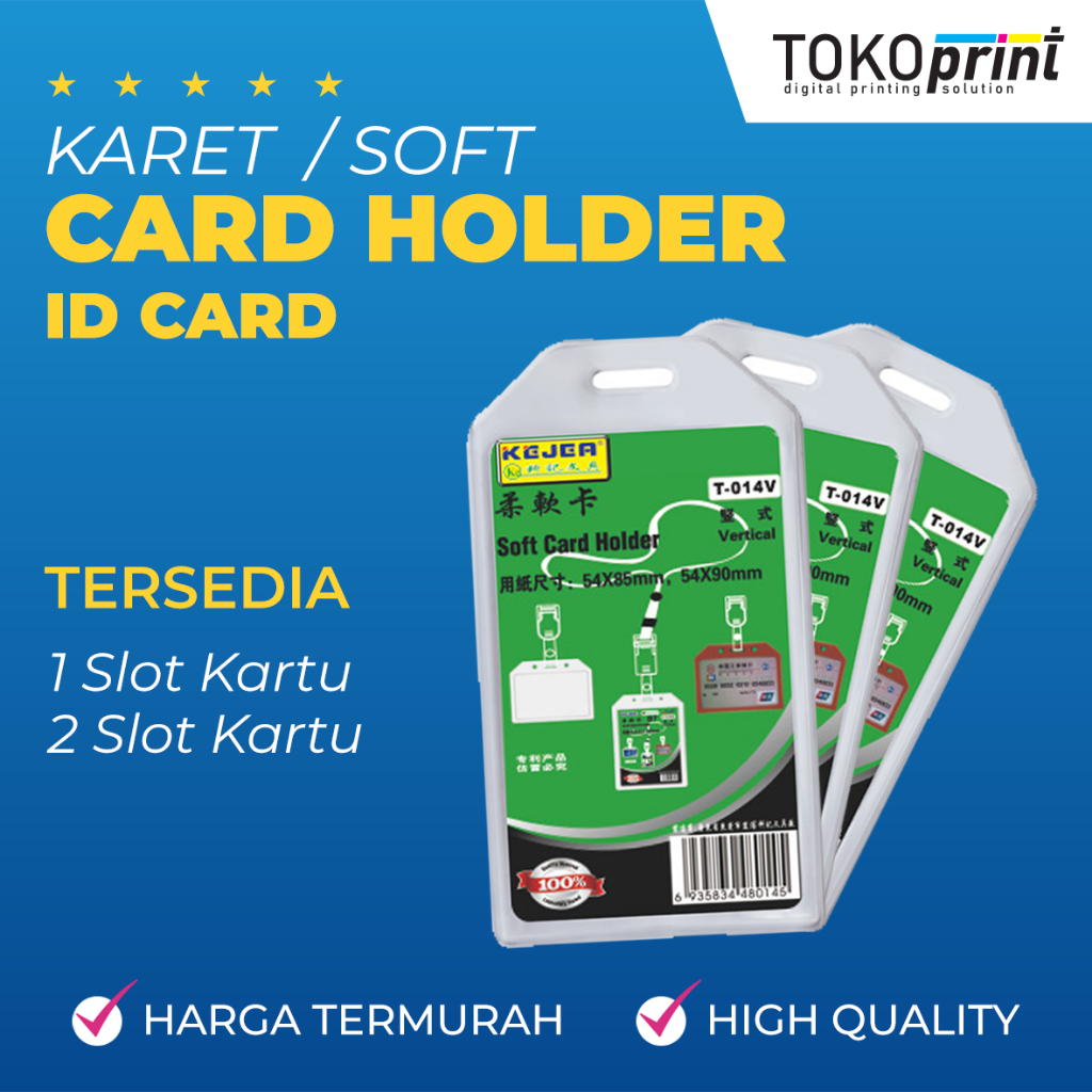 

Card Holder / casing Tempat ID Card Karet