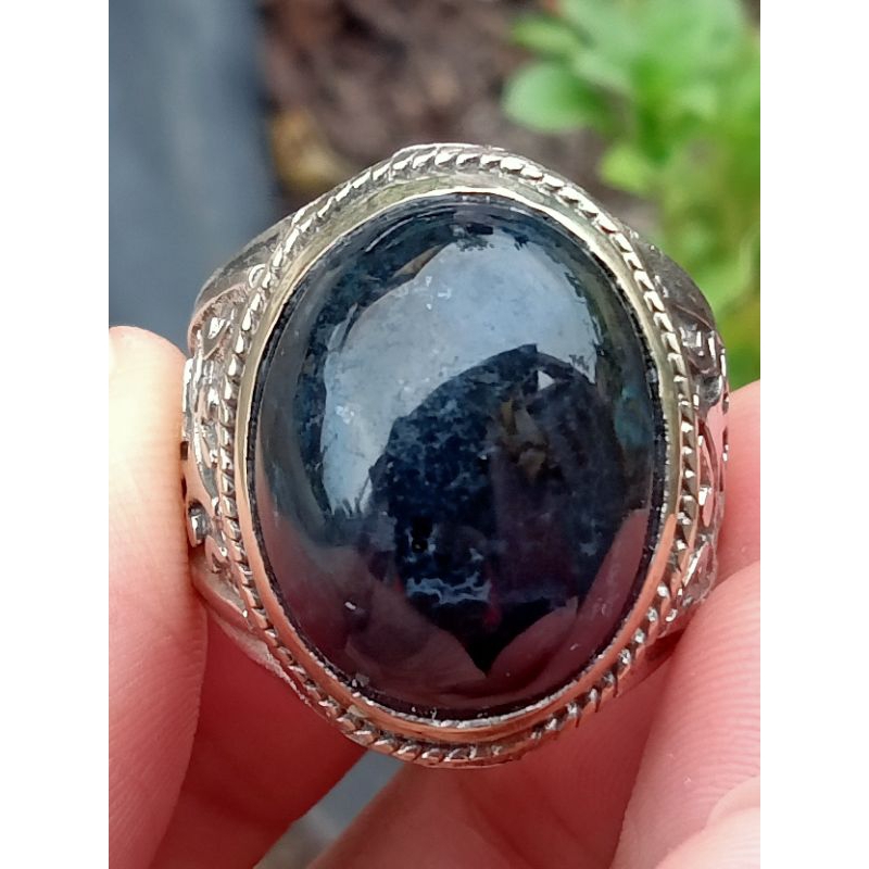 ✅ Natural Bacan Doko Hitam ( Batu Akik Natural asli Ternate - bukan fire opal kalimaya idocrase giok