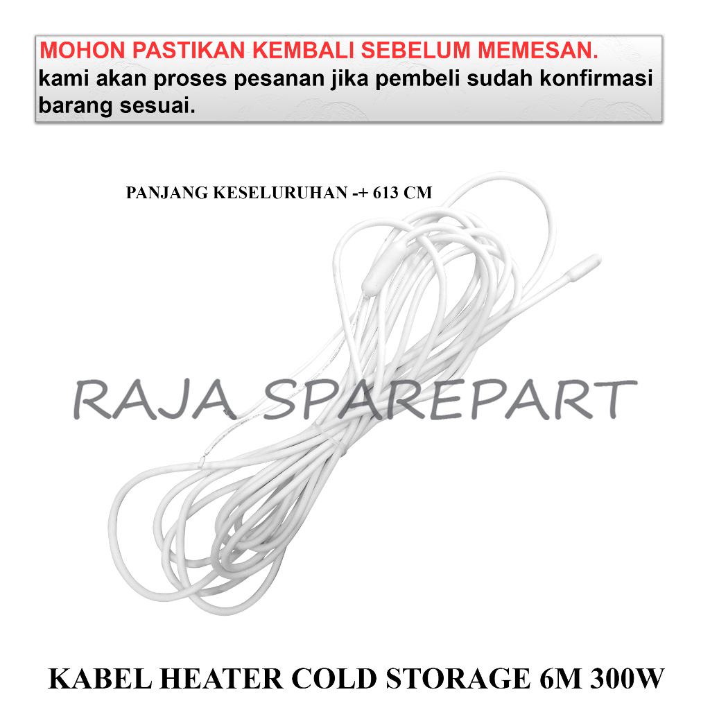 KHC6 COLD STORAGE CABLE / KABEL HEATER PEMANAS / KABEL HEATER COLD STORAGE 6M 300W