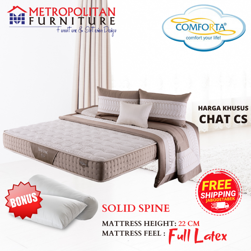 Kasur SpringBed Comforta Solid Spine / Spring bed matras