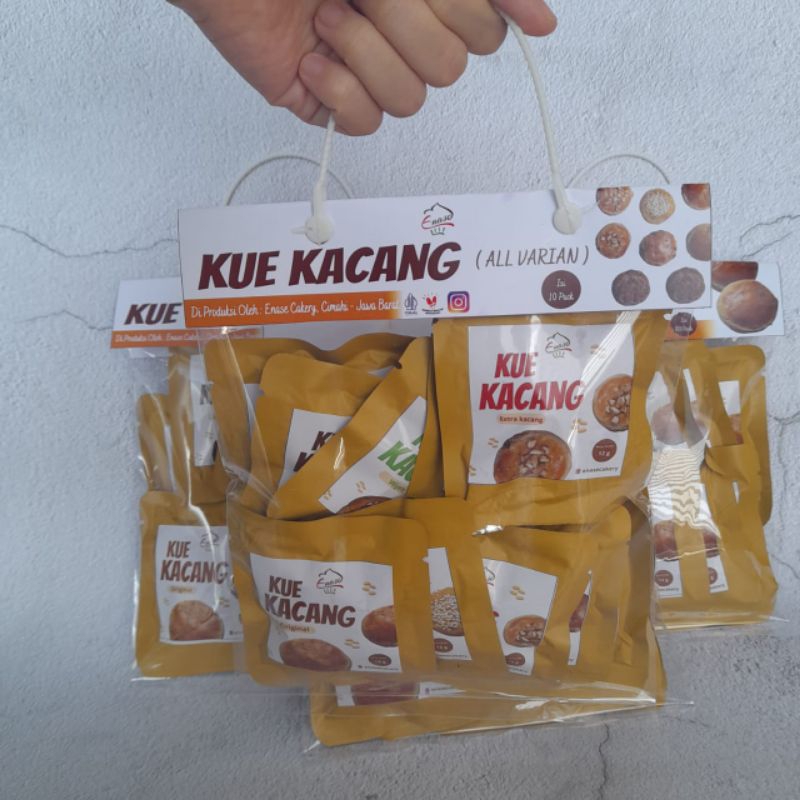 

Kue kacang mix all varian sachet Enase