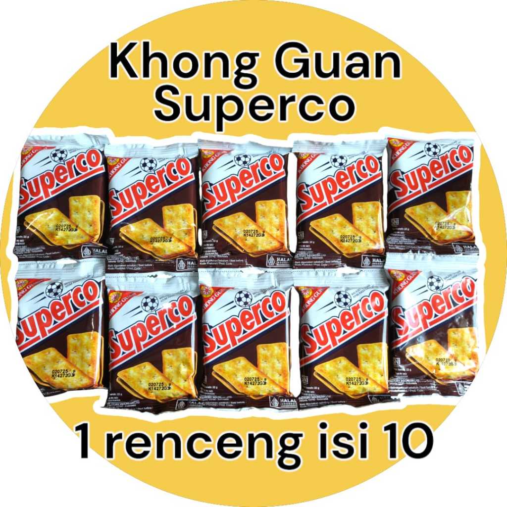 

KHONG GUAN SUPERCO (1 RENCENG = 10 PCS)