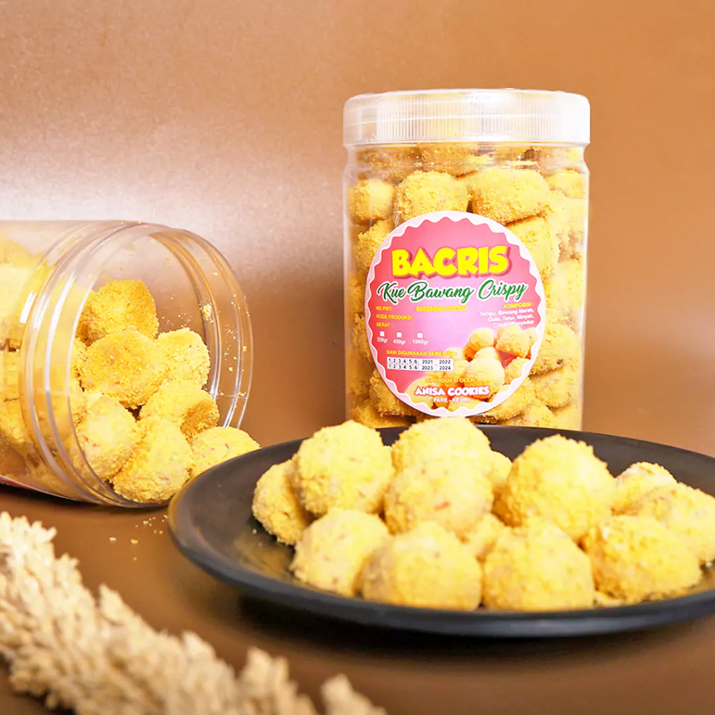 

Cookies Kue Kering Bawang Crispy 250 Gram Gr Cemilan Camilan Murah Renyah Kue Kueh Lebaran Premium Kiloan Gurih Renyah Dan Enak Viral Snack Roti Bawang - BACRIS