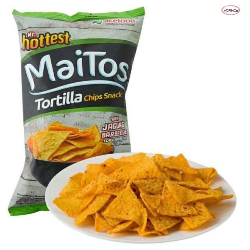 

MAITOS Tortilla Chip Snack Jagung BBQ 140g