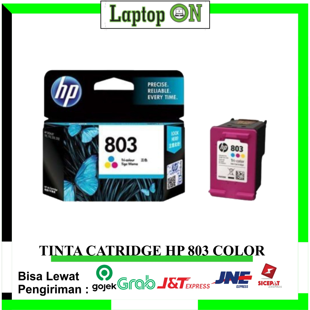 Cartridge Printer HP Tinta HP Deskjet 1111, 1112, 2131, 2132, 2621, 2622, 2623 Color Original Ink Ca