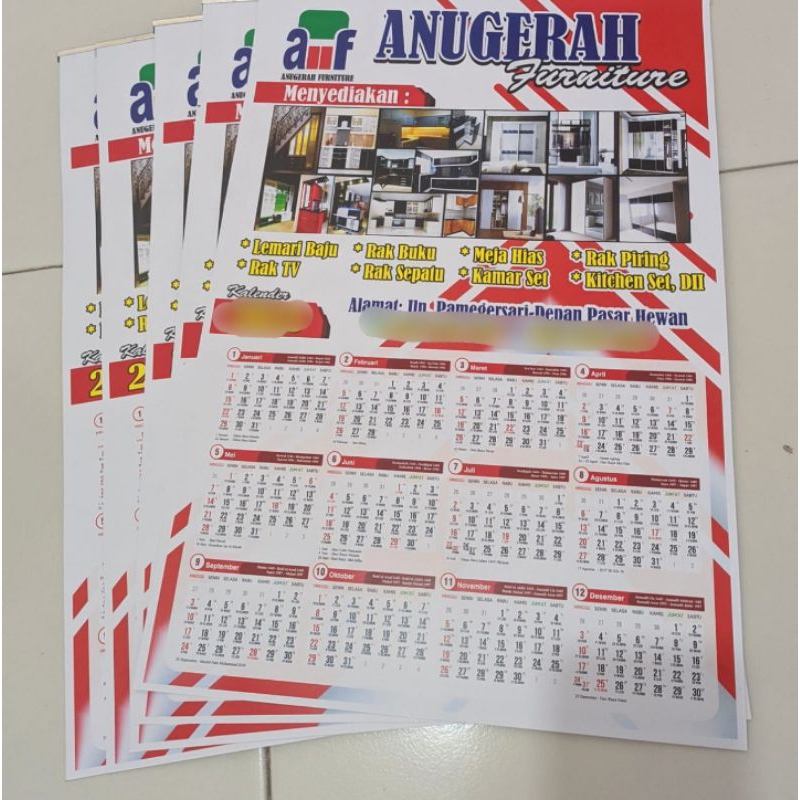 

Custom Kalender namamu dan foto