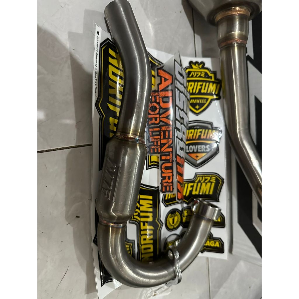 Knalpot norifumi original tipe TORC klx 150 STANDAR DAN BORE UP KLX 150 DAN CRF 150 L