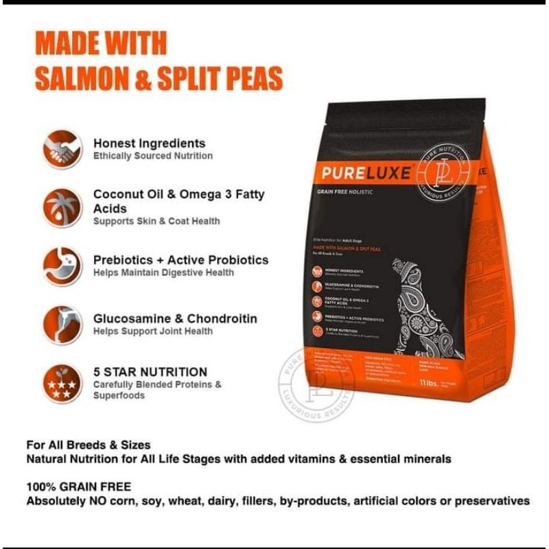Pureluxe Dog Food Adult Salmon 1,8kg