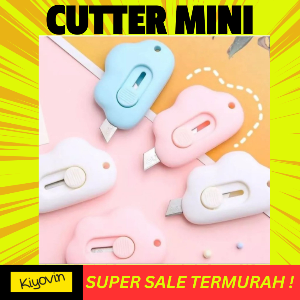 

Mini Cutter Motif Awan Pisau Pemotong Mini Portable/pisau mini