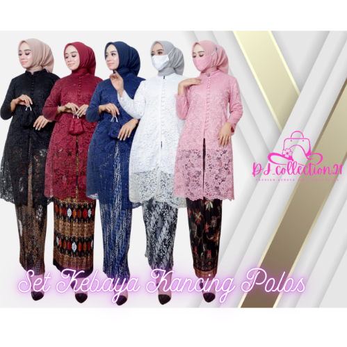 SET TUNIK BURKAT KANCING SERIBU / KEBAYA /KEBAYA BURKAT / SET TUNIK/KEBAYA WISUDA / KEBAYA KANCING /