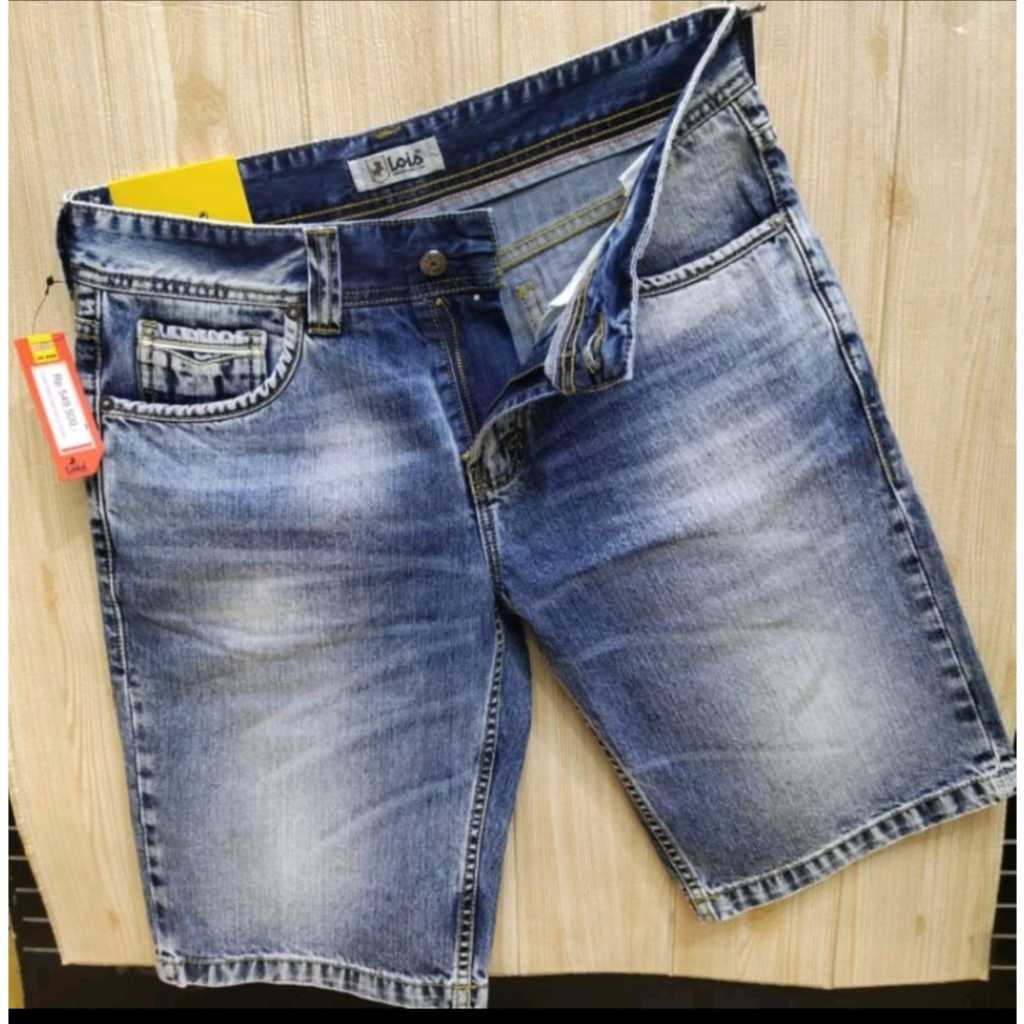 CELANA PENDEK PRIA / CELANA PENDEK LOIS JEANS / CELANA PENDEK COWOK Celana Jeans Lois PREMIUM Pria