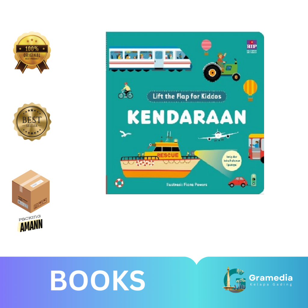 Gramedia MKG - Buku Anak Anak Sound Poster Bip Bip: Kendaraan ( Tim BIP)