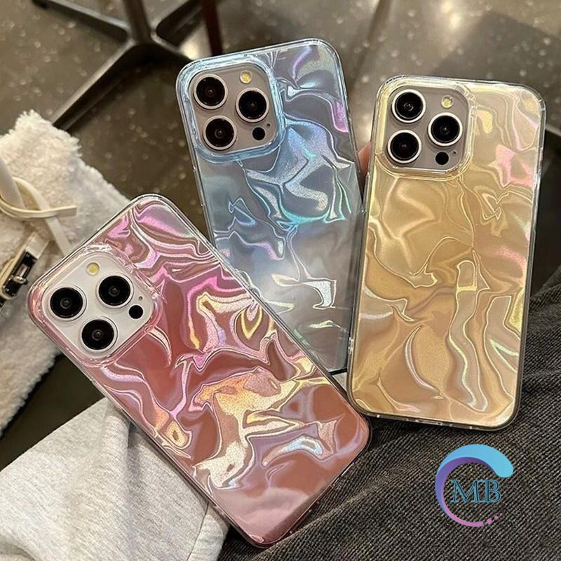 Ss940 NEW Waterry Textured Ripple Case Gradient Hardcase Casing Hp compatible for XIAOMI REDMI A5 5A