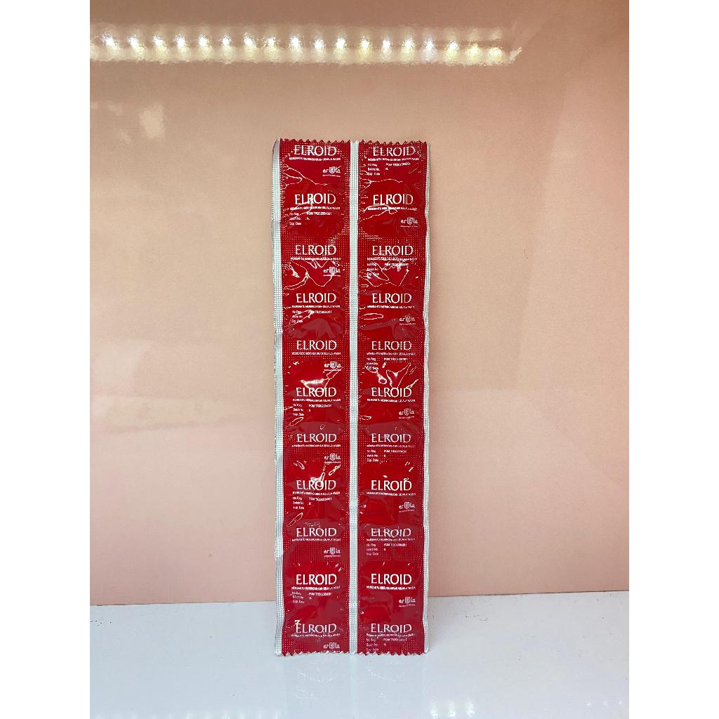 ELROID 1 STRIP//SUPLEMEN OBAT GEJALA WASIR