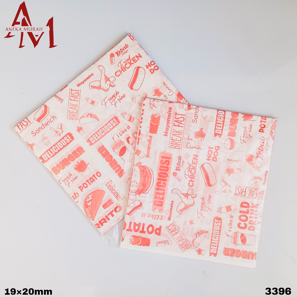 

KERTAS NASI PUTIH MOTIF 18X20 ISI 100 ( 3396 )
