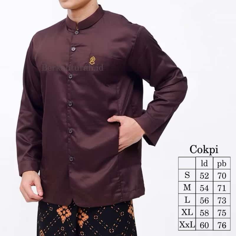 BAJU KOKO HAIBAH POLOS EXCLUSIVE/ JASKO/ SEMI JAS/ KOKO PRIA PANJANG TOYOBO IMPORT BORDIL TEROMPAH/ 