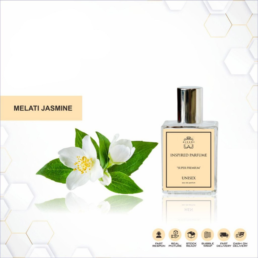 Inspired Parfum Aroma Bunga Melati Jasmine Parfume Minyak Wangi Tahan Lama Pria Wanita Unisex