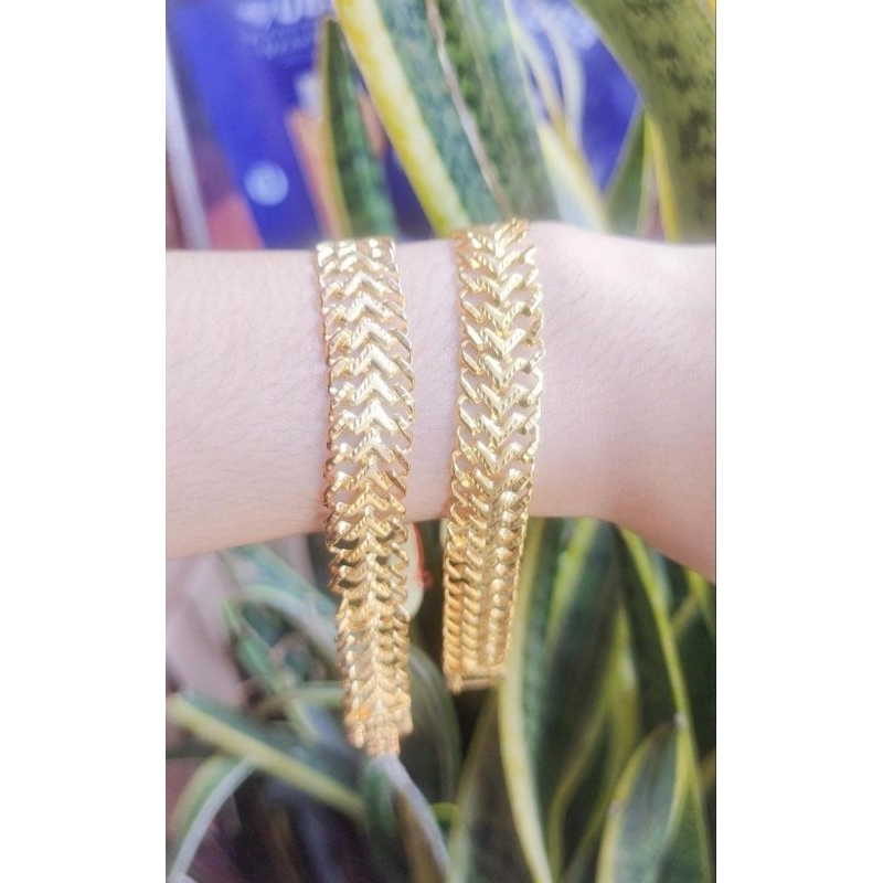 gelang sisik naga emas muda