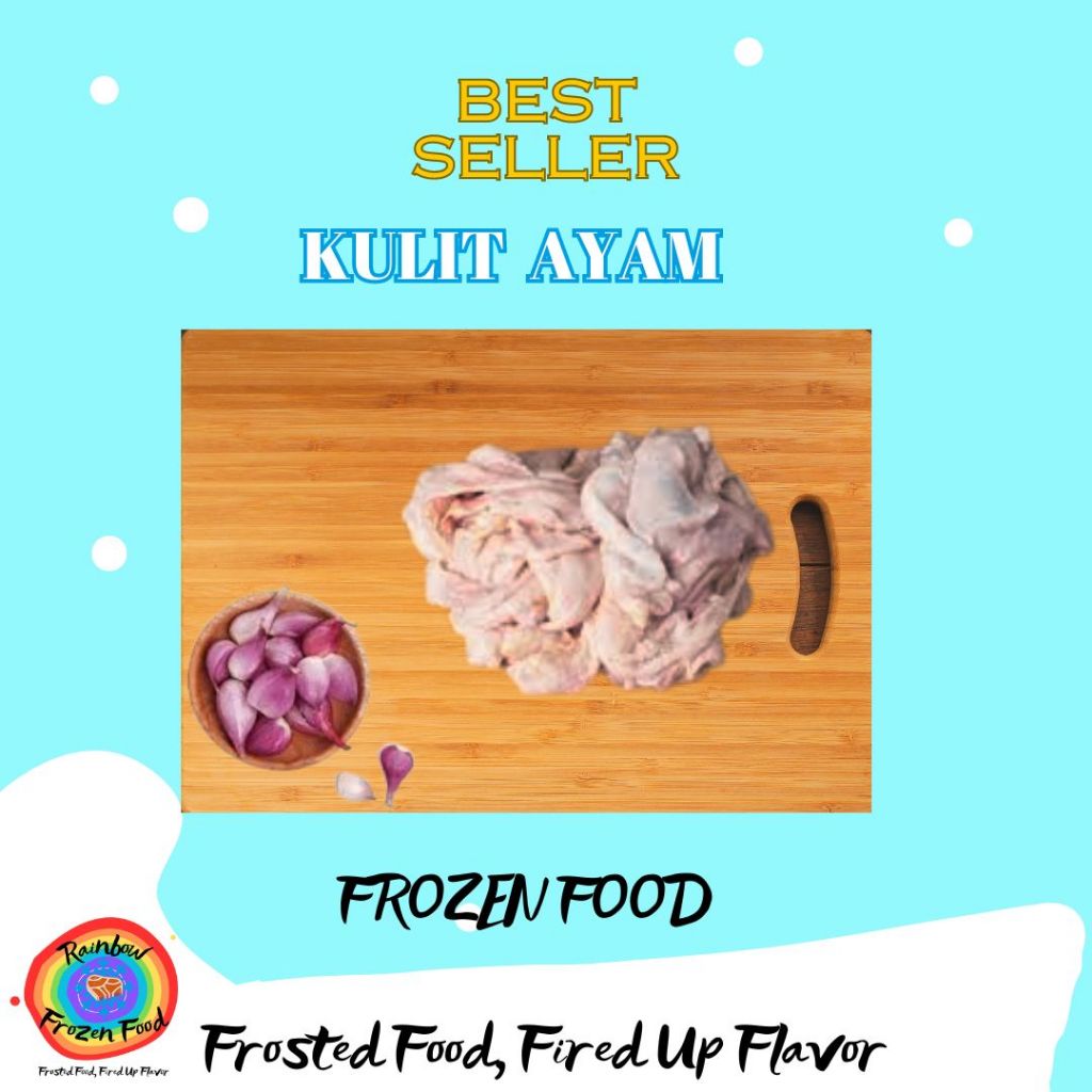 

Kulit ayam beku Premium (Besar dan Bersih)