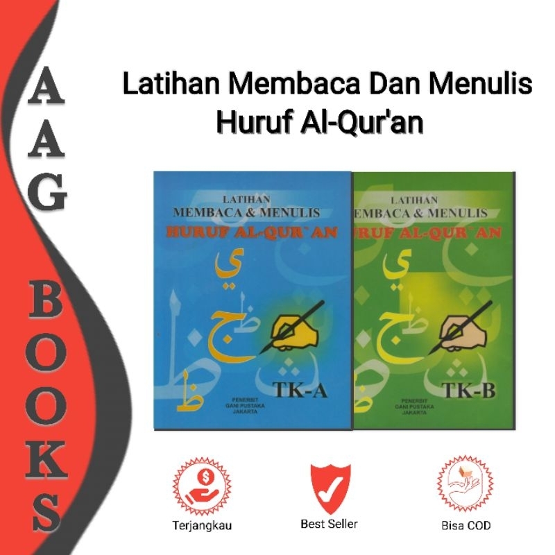 

Latihan Membaca & Menulis Huruf Al-Qur-an TK A dan B | HVS 16 x 21 cm | Hal 32