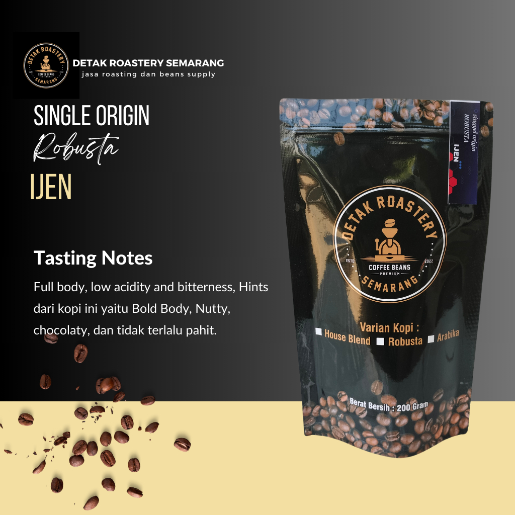 

kopi robusta ijen raung tersedia biji/bubuk