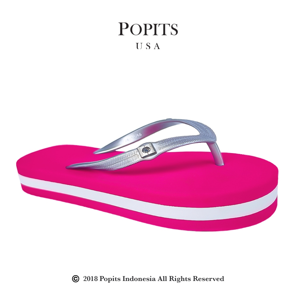 POPITS - MIDFLAT 3CM  Sandal Wanita Elegan Nyaman | Popits Indonesia Jakarta