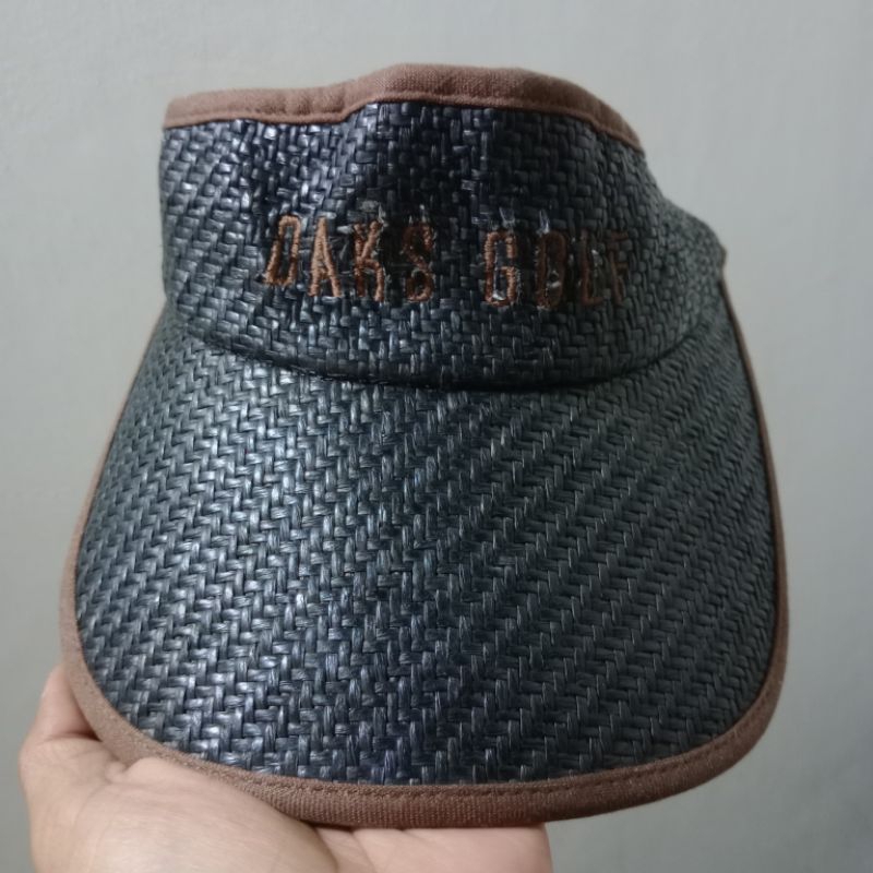 Preloved Topi Golf Anyam Daks