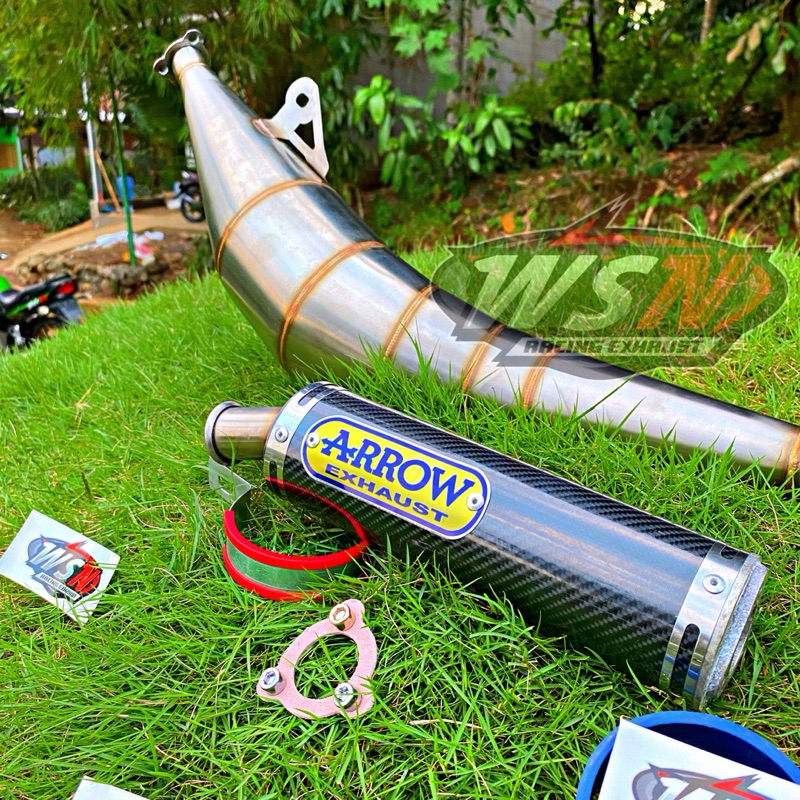 KNALPOT SATRIA 2 TAK ARROW KARBON