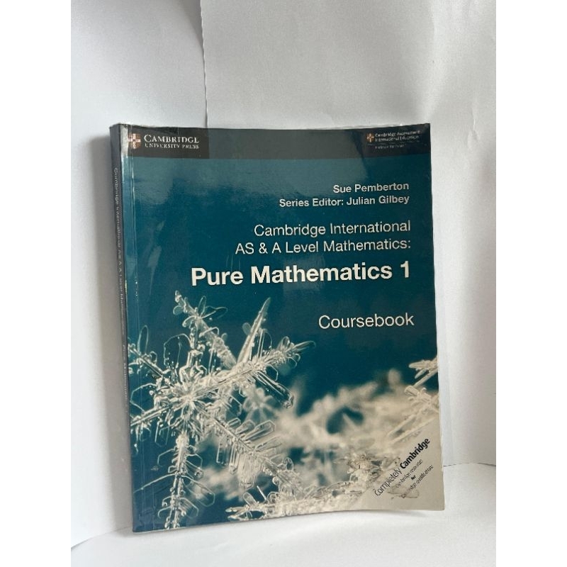 

Cambridge International AS & A levels Pure Mathematics 1