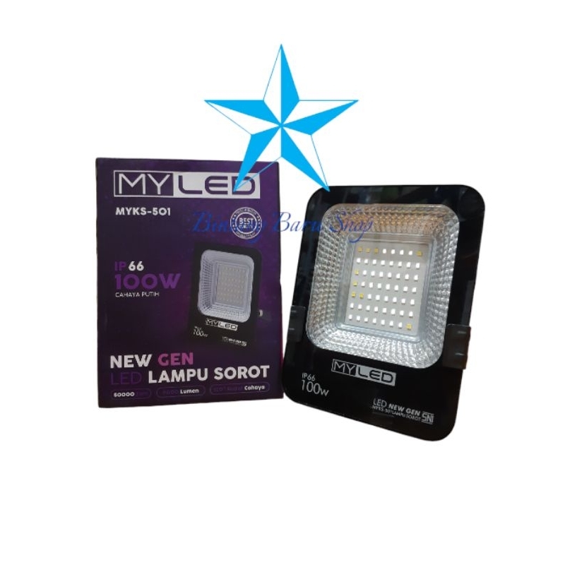 Lampu Sorot Myled / Lampu Tembak MY LED 100w