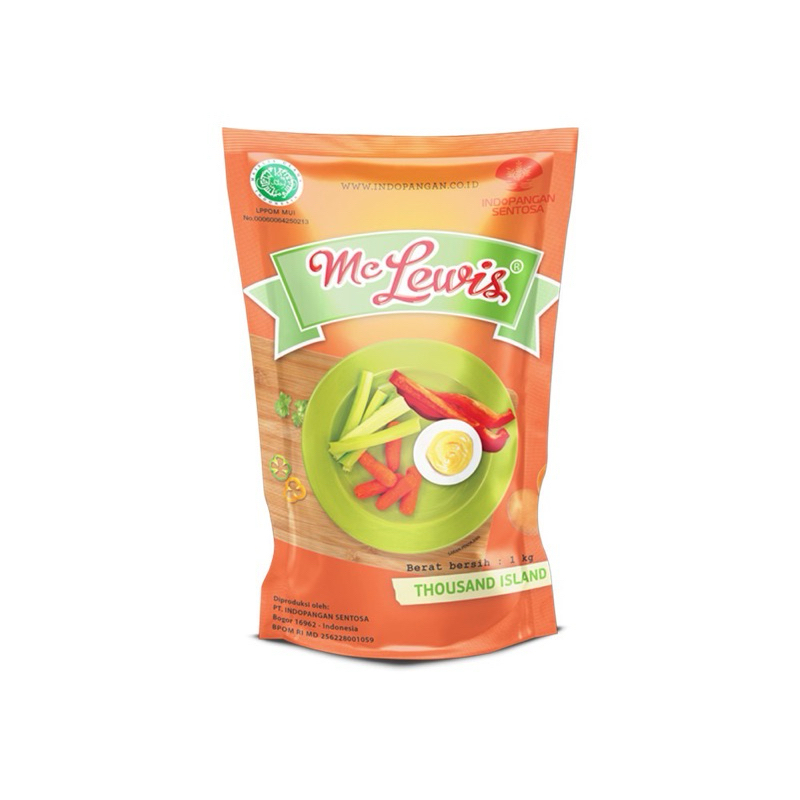 

Mc Lewis Mayo Original & Thousand island - 1Kg