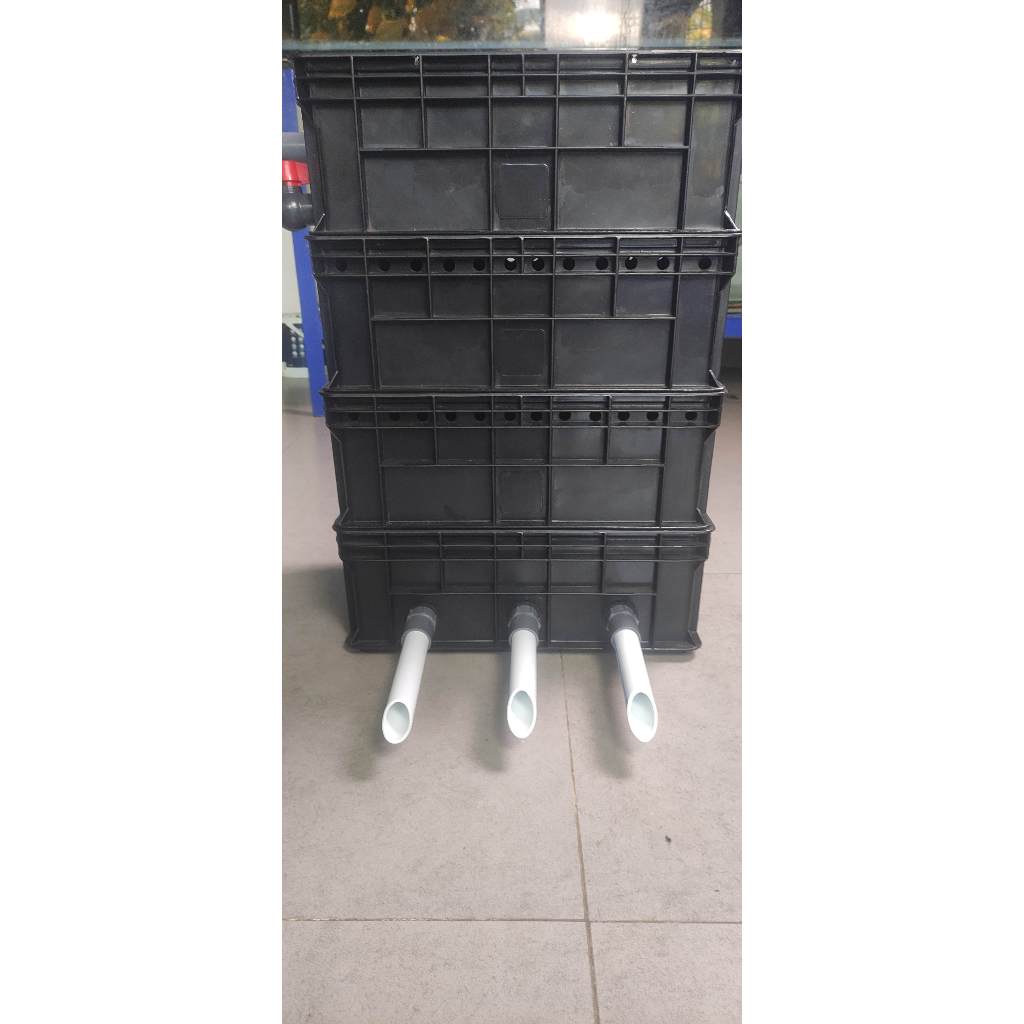 Trickle filter hitam box tebal anti pecah