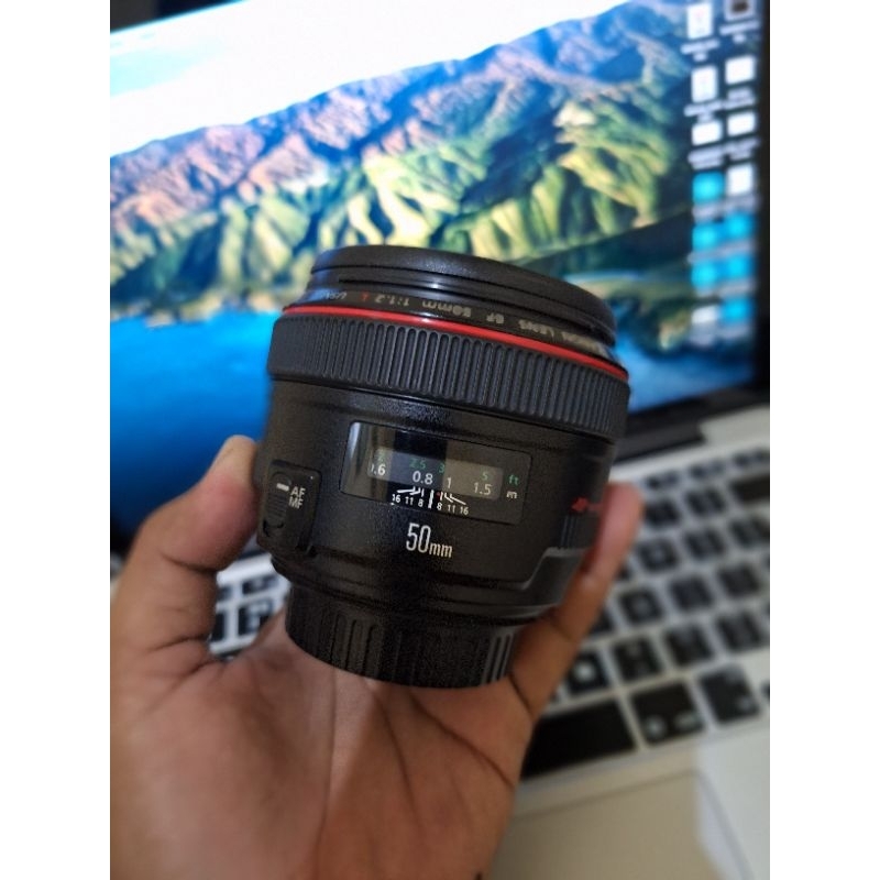 LENSA CANON EF 50MM F1.2 L SERIES SECOND