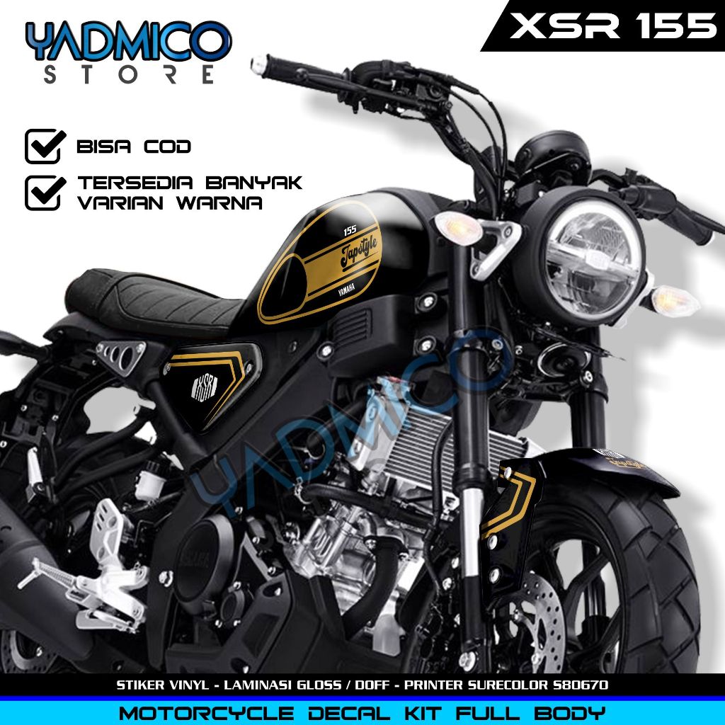 Decal XSR 155 Full Body / Stiker Motor XSR 155 Fullbody / Dekal XSR 155 / Striping XSR 155 Full Body