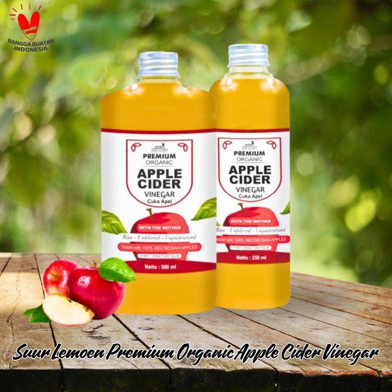 

Cuka Apel Suur Lemoen Premium Organic Apple Cider Vinegar Original Bantu Menormalkan Kolestrol Asam Urat Darah Tinggi Badan Pegal