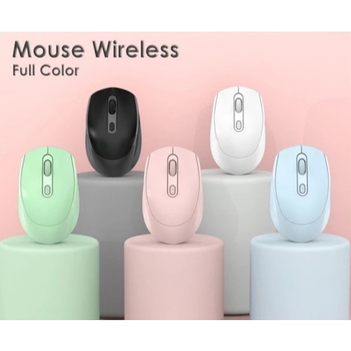 MOUSE WIRELESS SILENT CLIK + BLUETOOTH DATAFAST ADA TOMBOL ON OFF