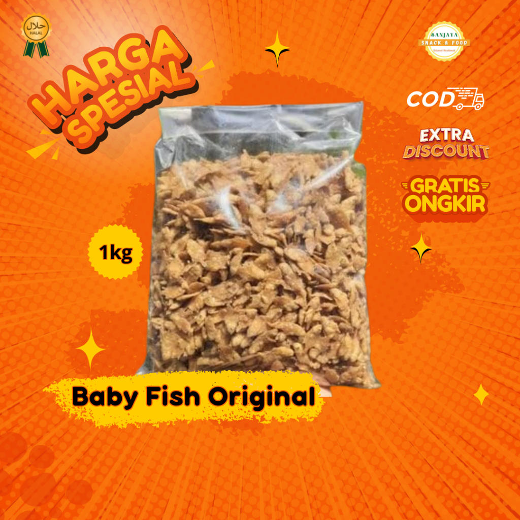 

BABY FISH IKAN CRISPY PEPETEK 1KG DI GORENG DADAKAN