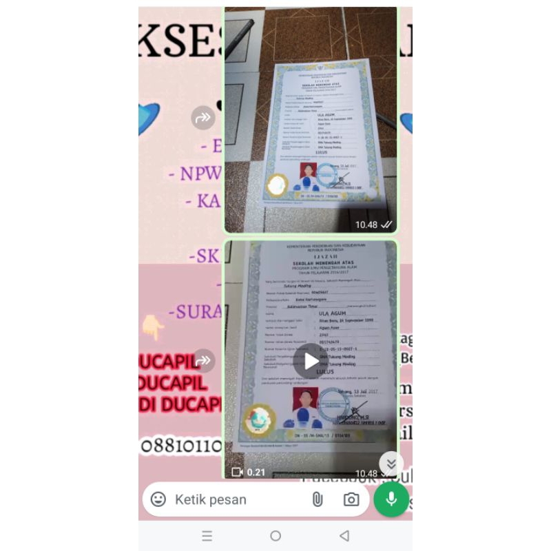 

Percetakan ijzh SMA free laminating