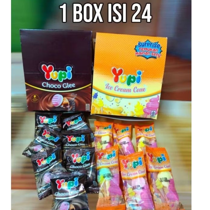 

[Box] Yupi ice cream / yupi choco glee isi 24