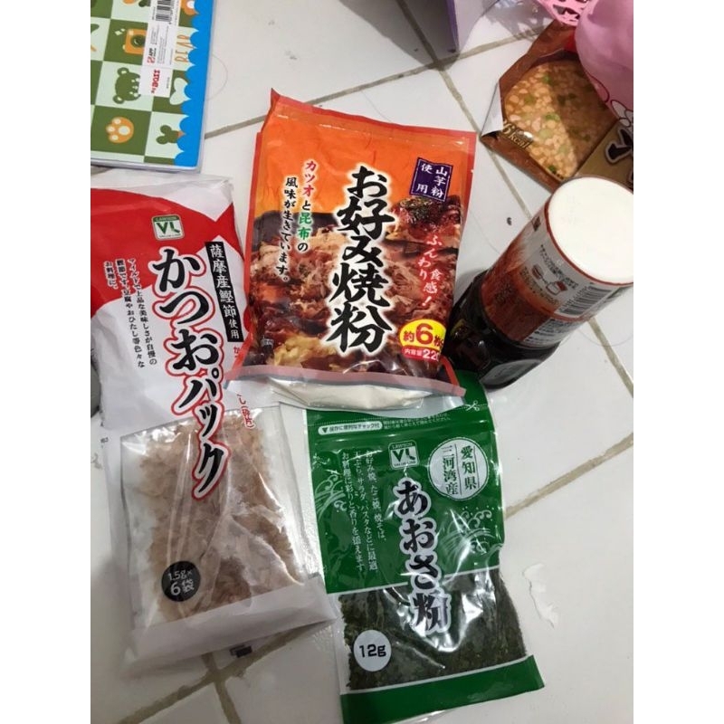 

Set tepung,sauce,katsuo okonomiyaki import jepang