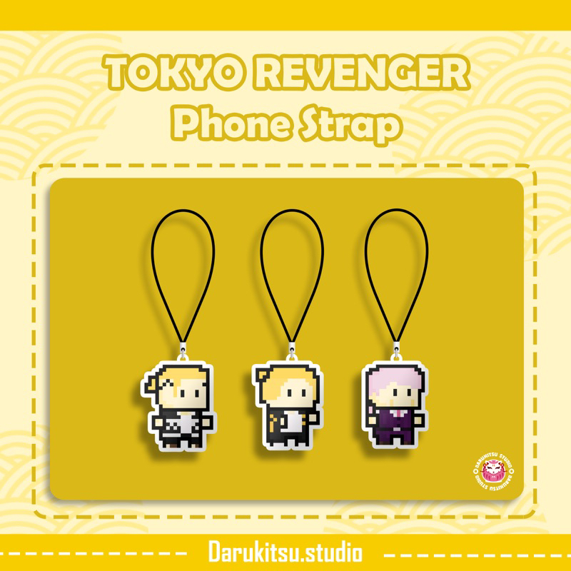 Phone Strap Anime/Tokyo Revengers/Mikey/Sanzu/Draken/Phone Strap Anime/Merch Anime